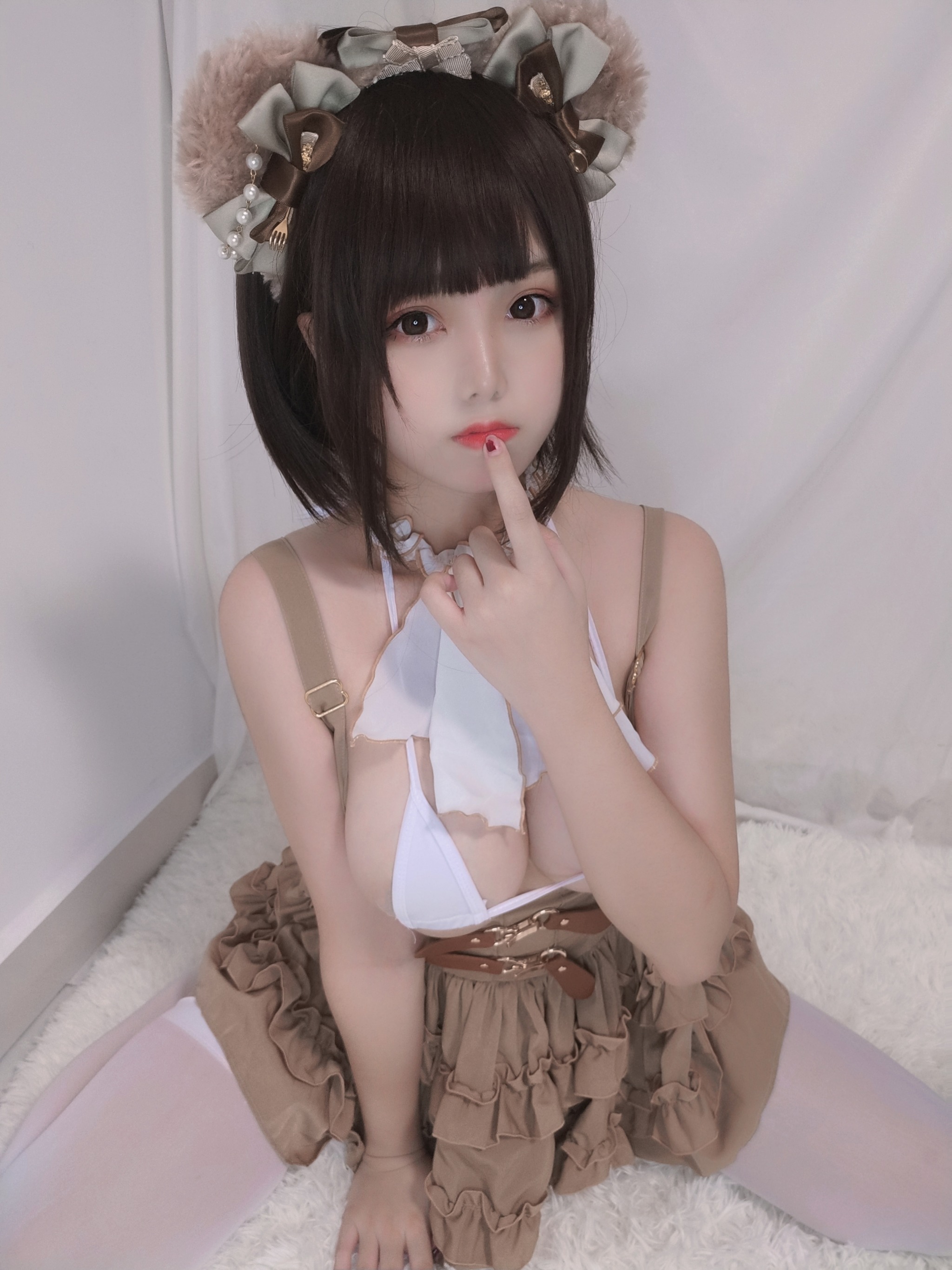 蜜汁猫裘 - NO.058 小熊 [52P4V]-XikXak